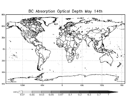 BC Absorption Optical Depth
