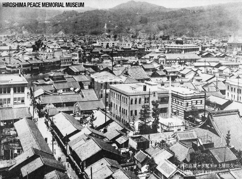 City Of Hiroshima Before The First Atomic Bomb Was Dropped On It On