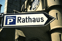 rathaus sign