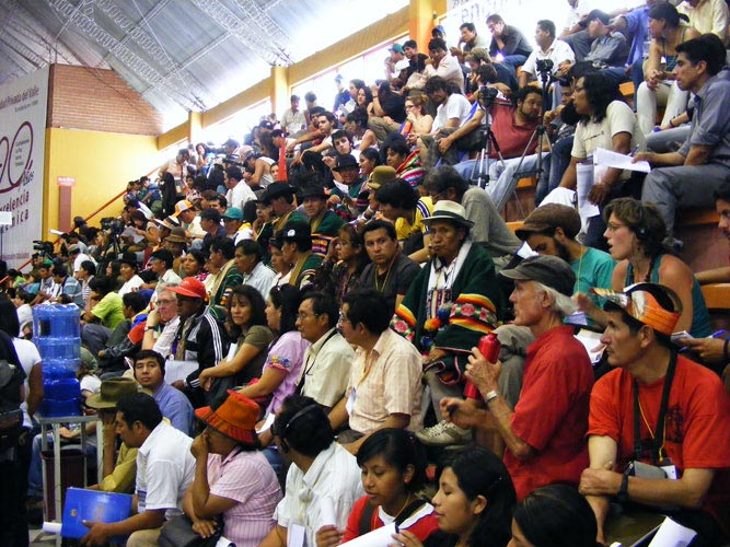 participants at World People's Summit on Climate Change