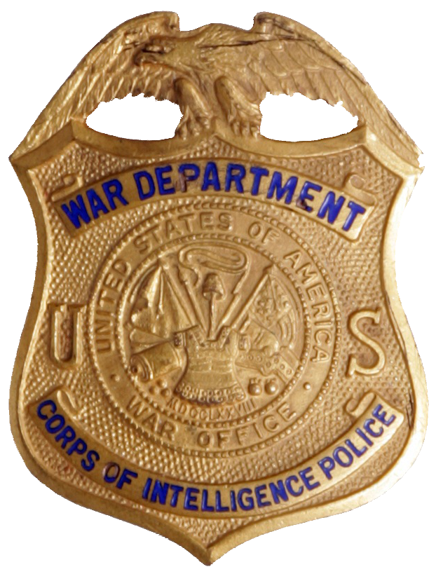 War Department - United States Of America War Office - Corps of Intelligence Police